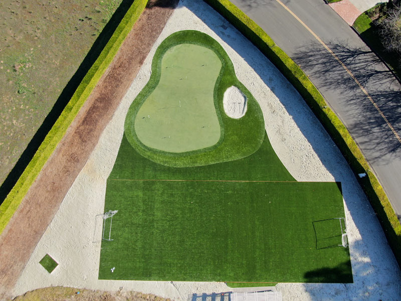 Aerial View — Completed Yard